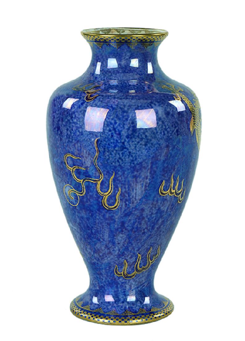 A Wedgwood Lustre Porcelain Vase.: A Wedgwood Lustre Porcelain Vase. Daisy Makeig Jones design for Wedgwood. Underside bears Wedgwood markings and "Z 4829" Height: 9"