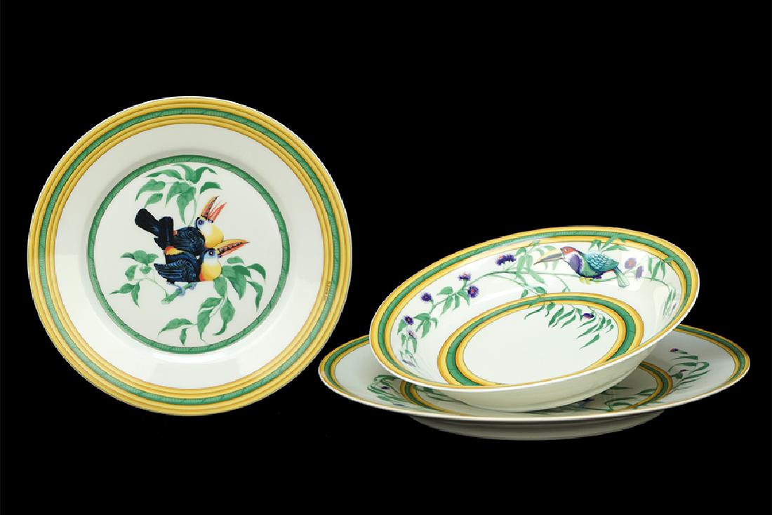 A Partial Table Service Of Hermes Porcelain. (1 of 1)