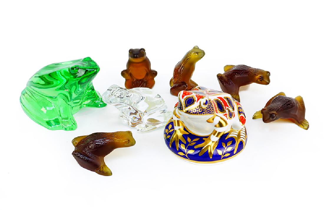 A Collection Of Decorative Frogs. (1 of 1)