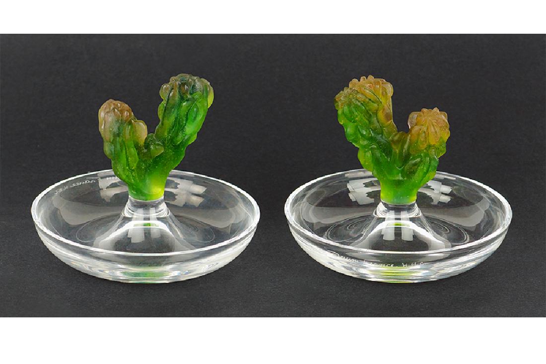 A Pair Of HiIton McConnico For Daum Dishes. (1 of 3)