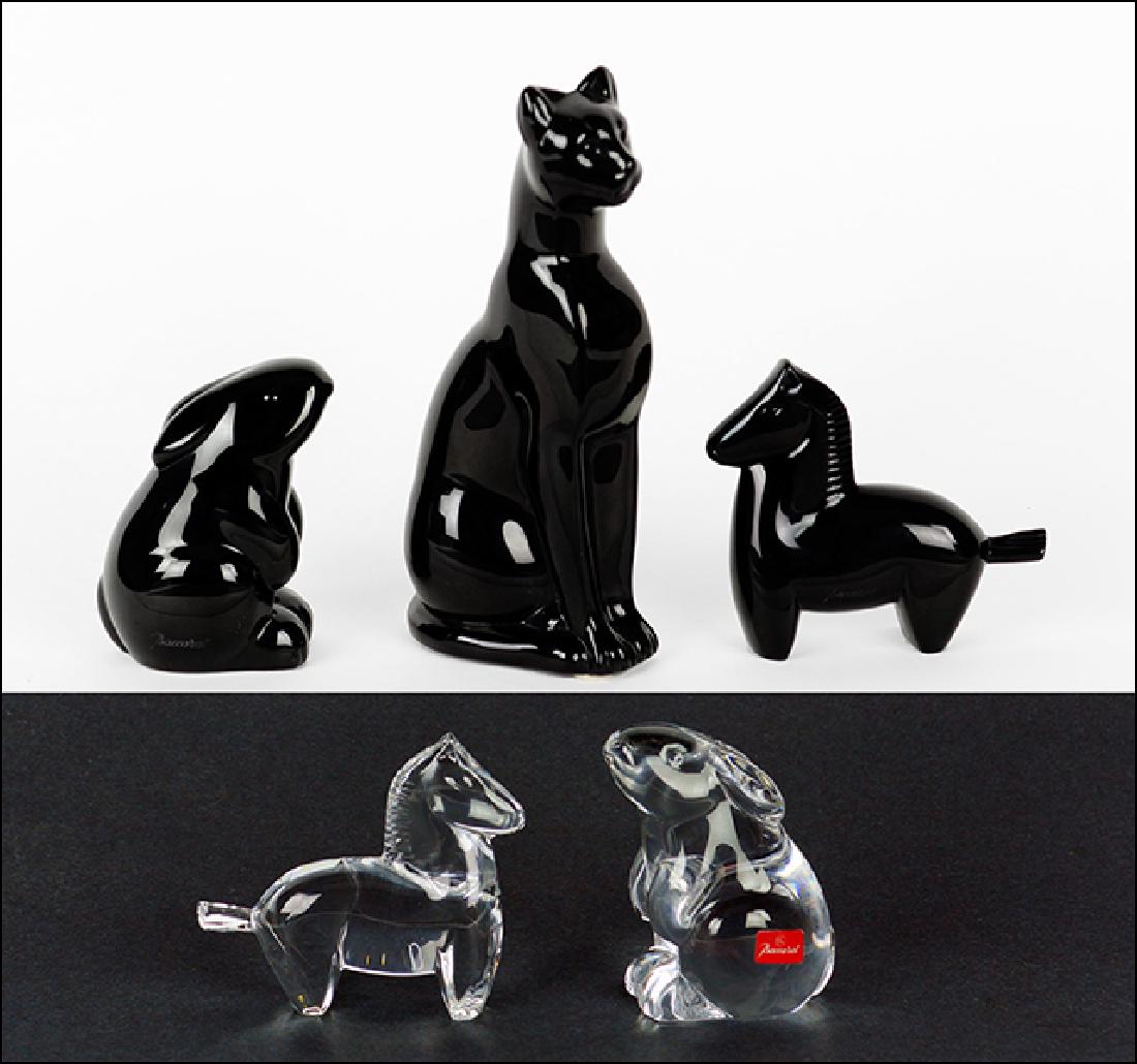 A Collection Of Baccarat Crystal Animals. (1 of 1)