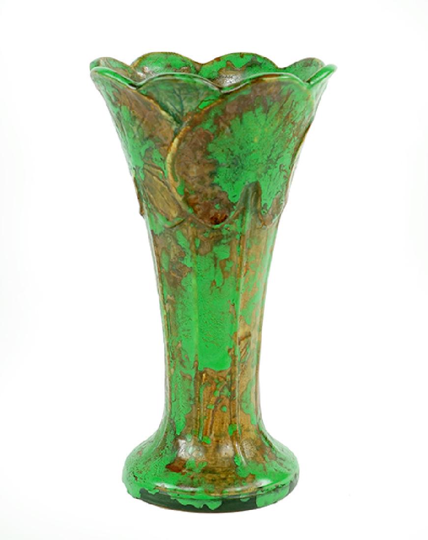 A Weller Coppertone Vase. (1 of 1)