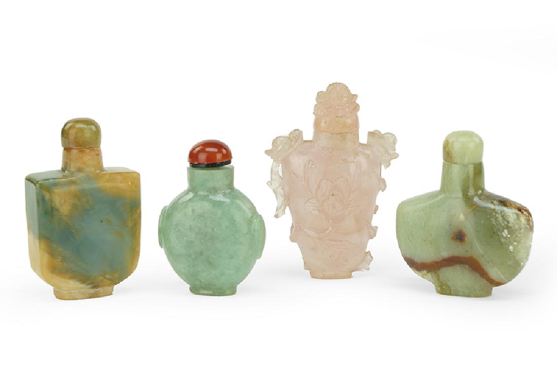 Four Chinese Snuff Bottles. (1 of 1)