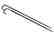 A German Silver Handled Walking Stick / Cane.