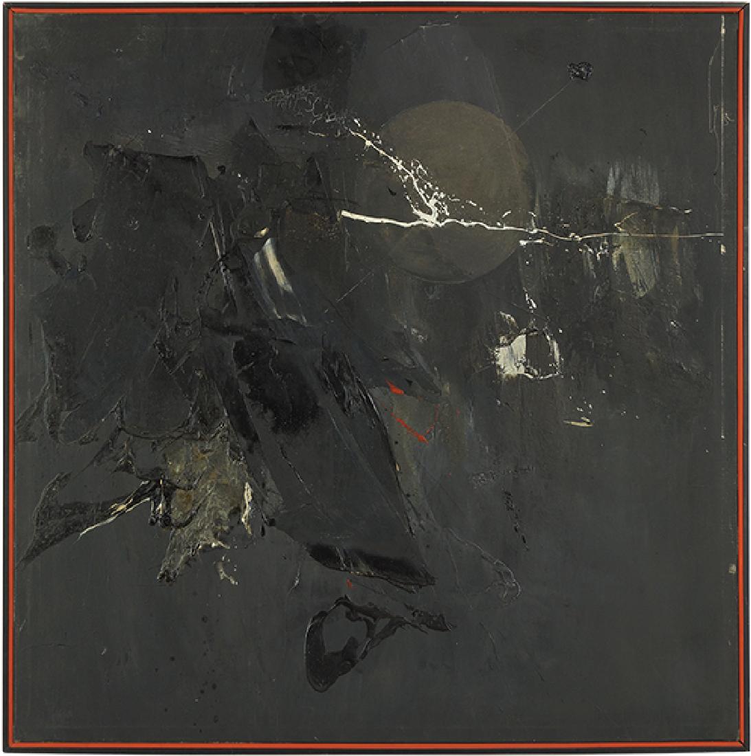 Masatoyo Kishi (Japanese/American, 1924-2017) Opus No.: Masatoyo Kishi (Japanese/American, 1924-2017) Opus No. 64-K-15. Oil on canvas, signed, titled, and dated 'Nov. 23, 1964' en verso. Provenance: Place Allrich Galleries, San Francisco 34" x 34" Frame: 3