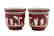 A Pair Of Jasperware Cachepots.