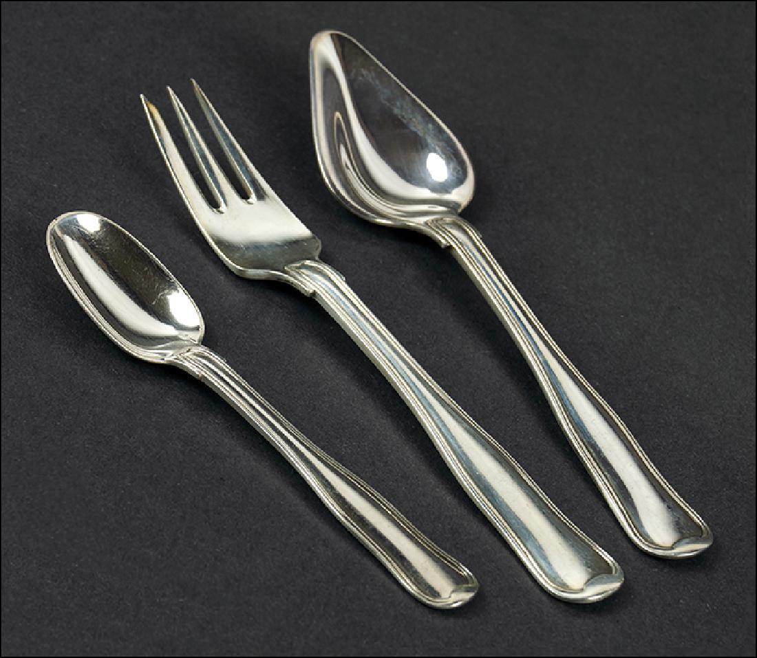 A Georg Jensen Sterling Silver Partial Flatware (1 of 2)