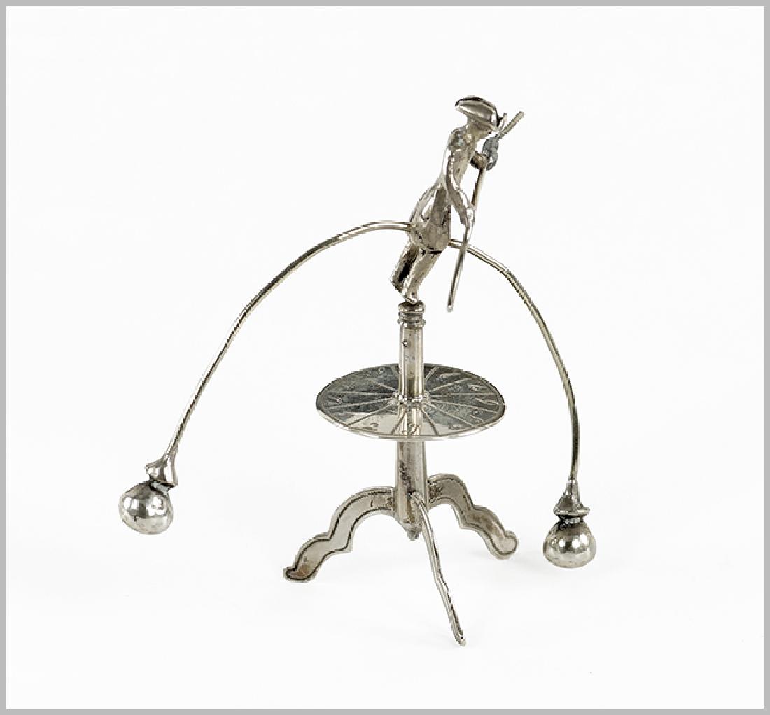 A Dutch Silver Miniature Tombola. (1 of 3)