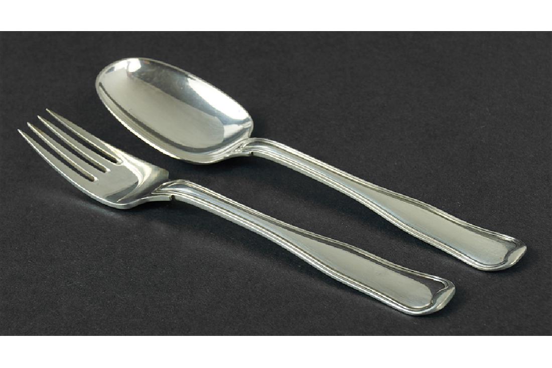 A Georg Jensen Sterling Silver Partial Flatware (1 of 2)