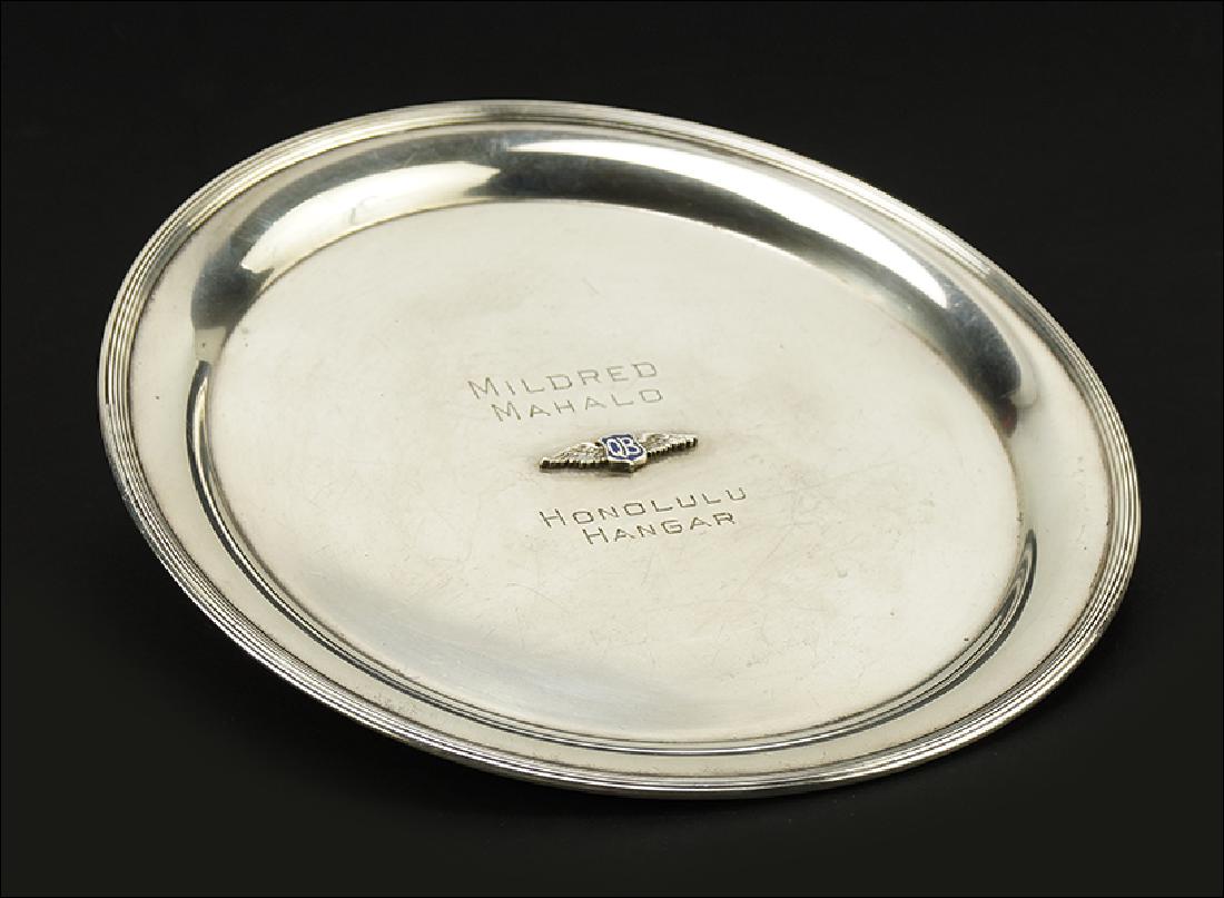 A Quiet Birdmen Commemorative Sterling Silver Dish. (1 of 2)