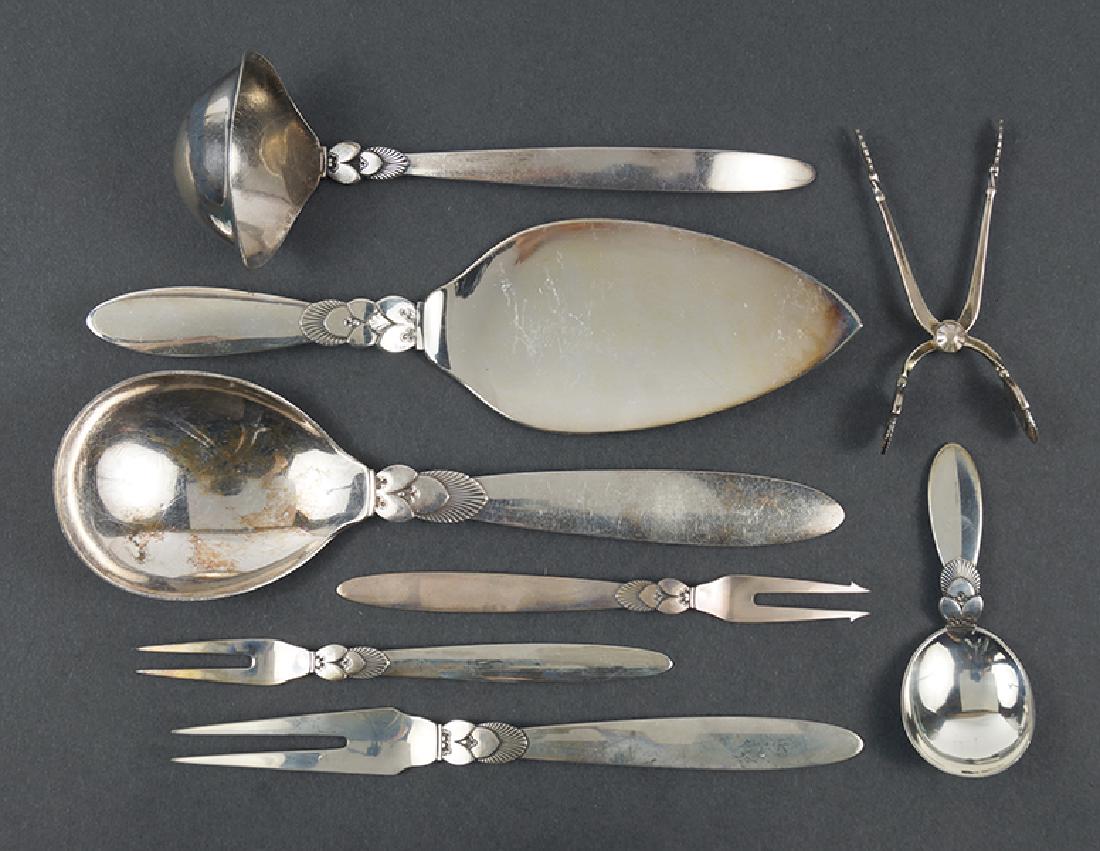 A Collection of Georg Jensen Sterling Silver Serving (1 of 1)