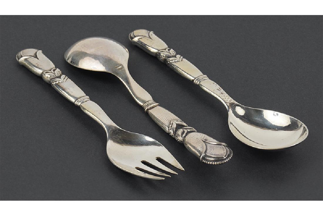 Three Georg Jensen Sterling Silver Serving Pieces. (1 of 4)