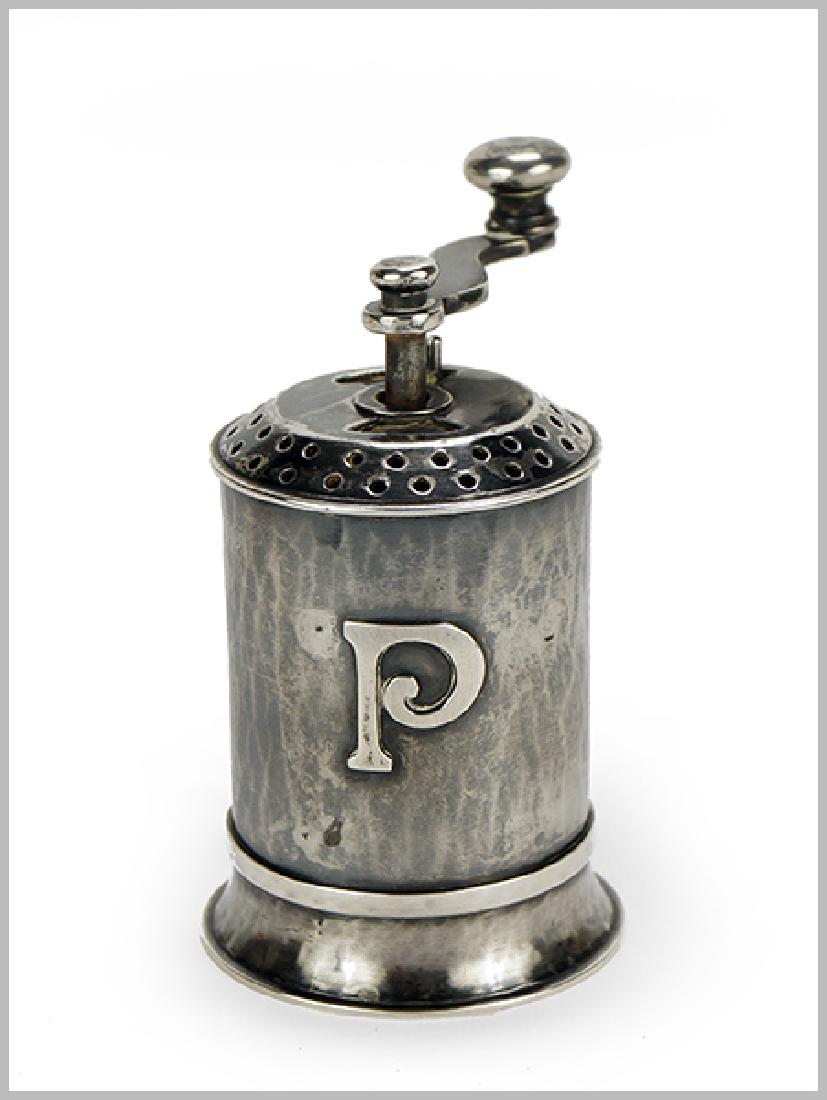A Kalo Sterling Silver Pepper Mill. (1 of 4)