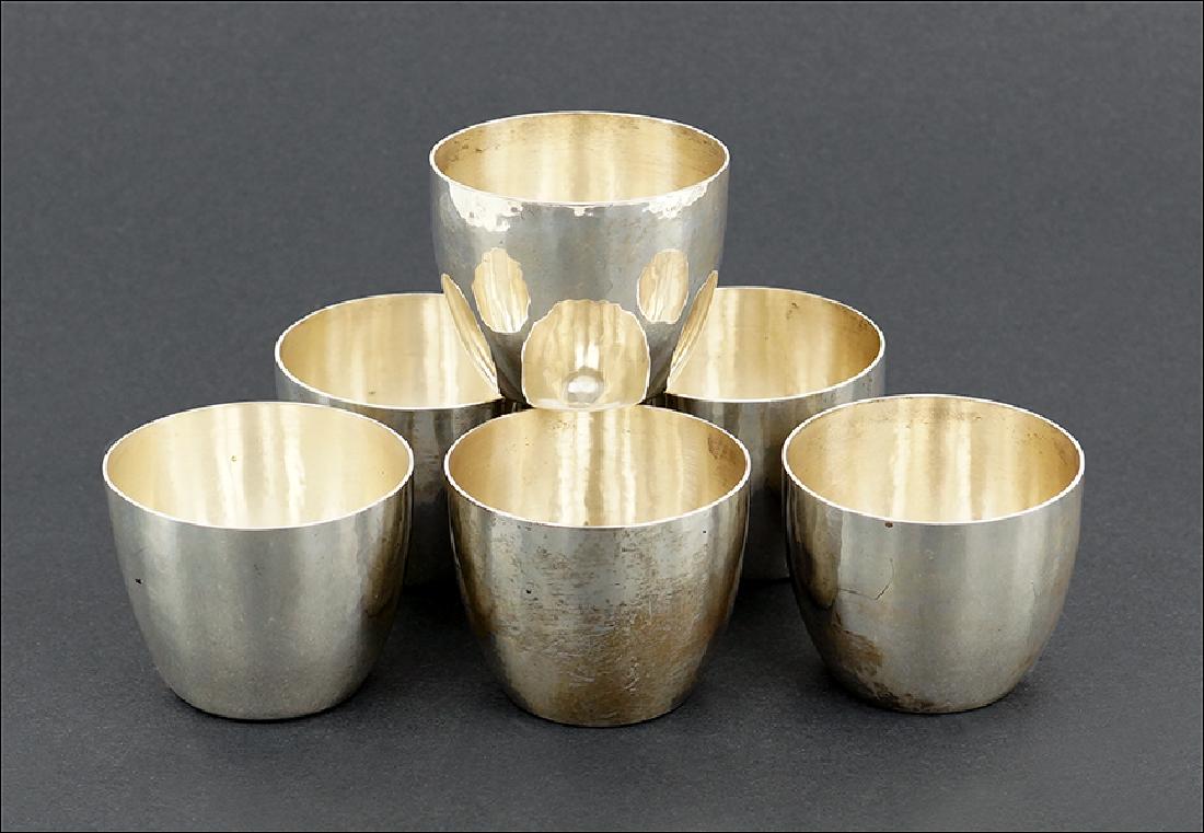 A Set of Six Allan Adler Cups. (1 of 1)