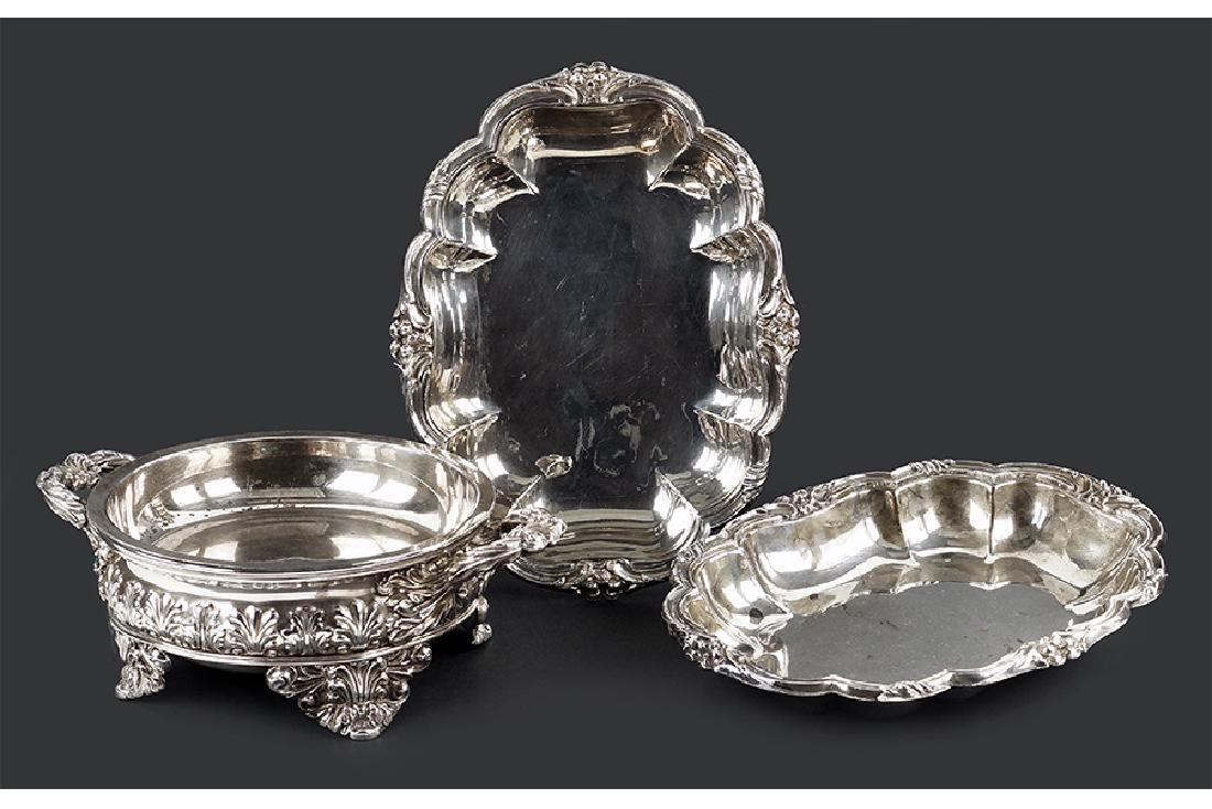 A Matthew Boulton English Silverplate Warming Dish. (1 of 1)