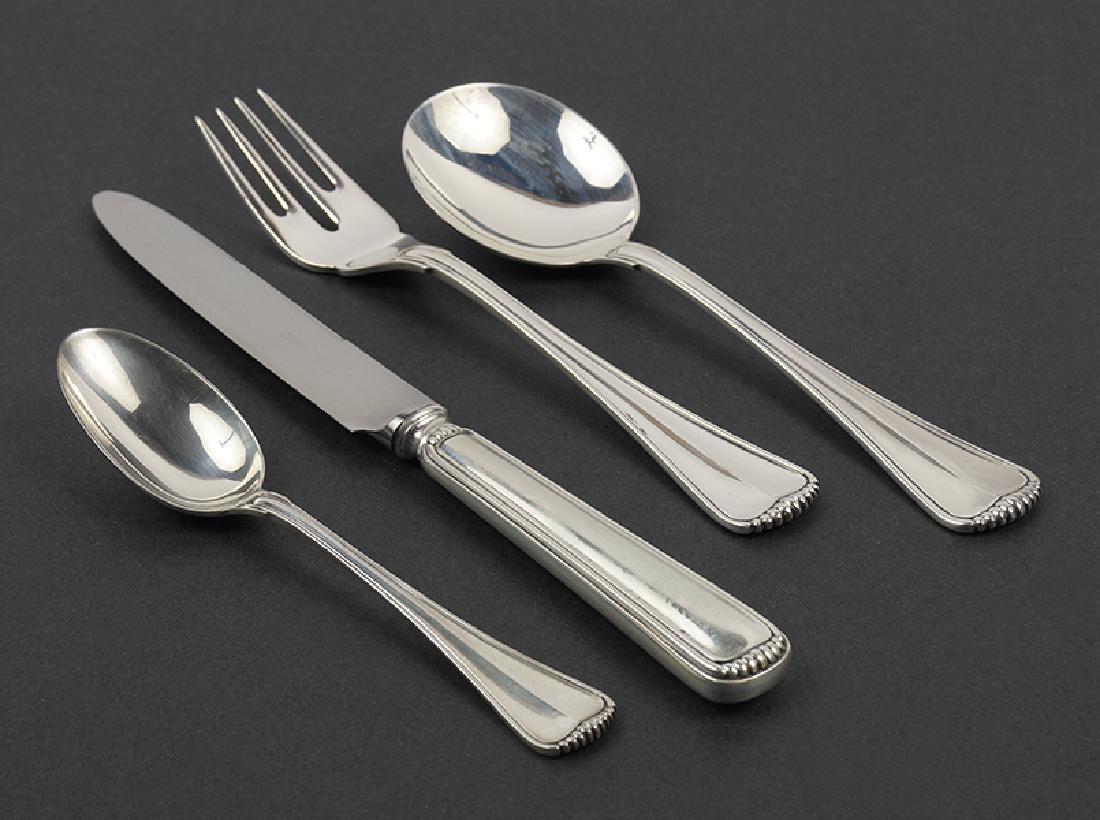 A Buccellati Sterling Silver Flatware Service. (1 of 1)