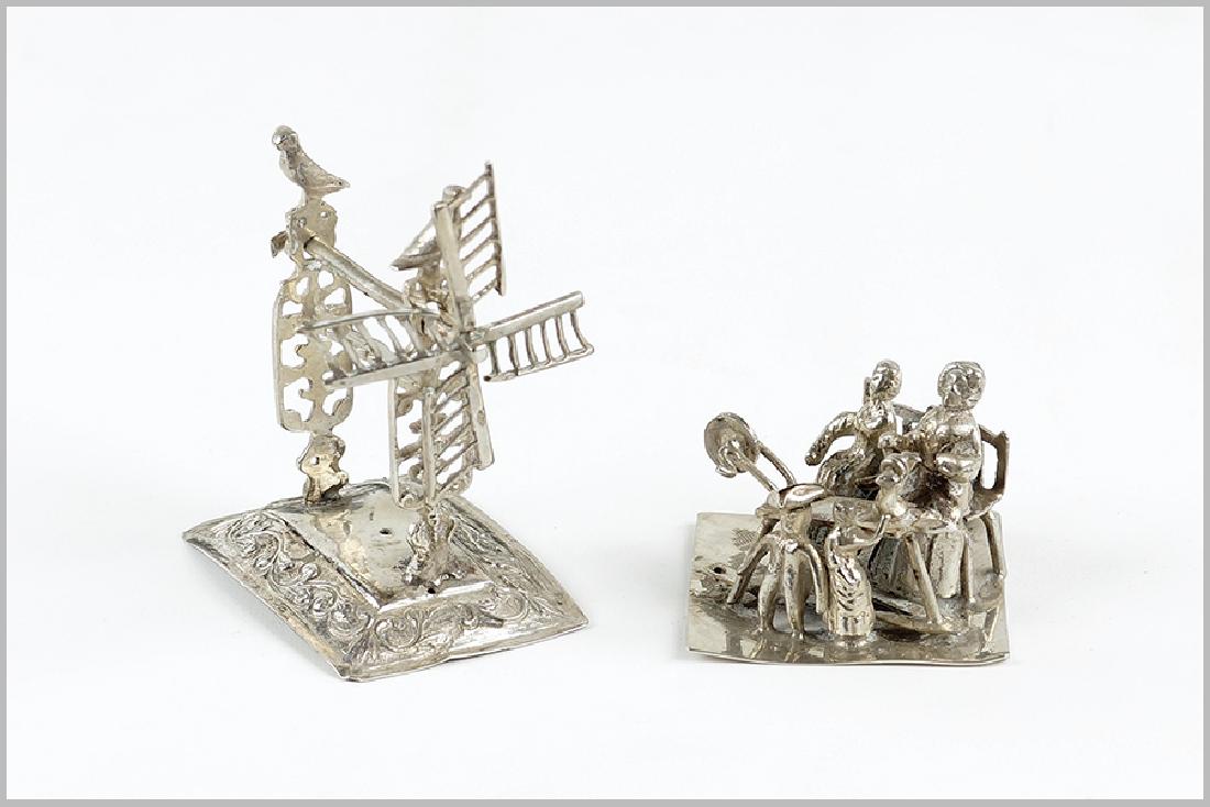 A Dutch Silver Miniature of a Family. (1 of 4)