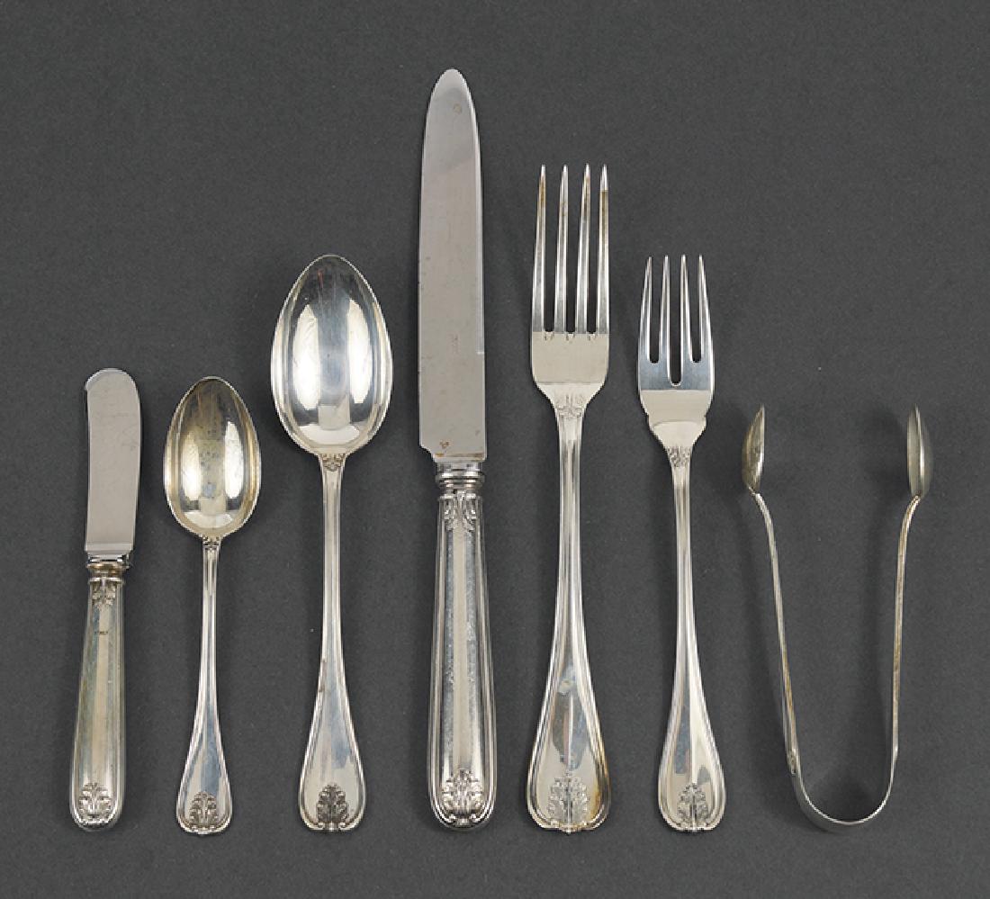 A Buccellati Sterling Silver Partial Flatware Service. (1 of 12)