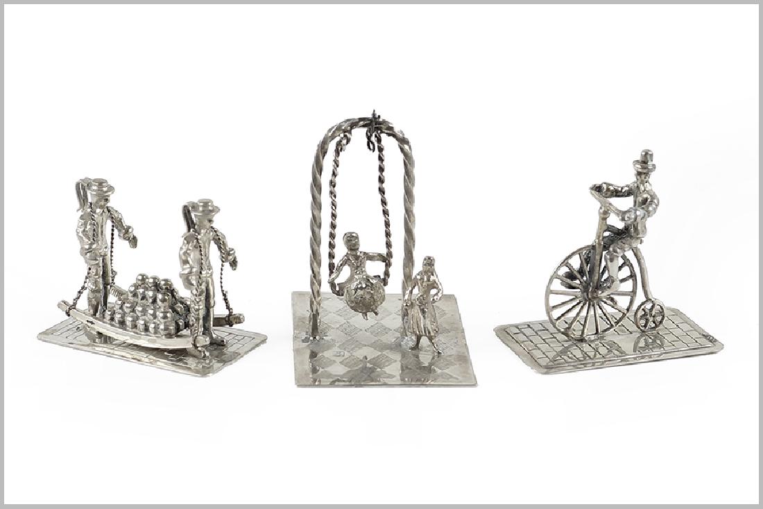 Three Dutch Silver Miniatures. (1 of 1)