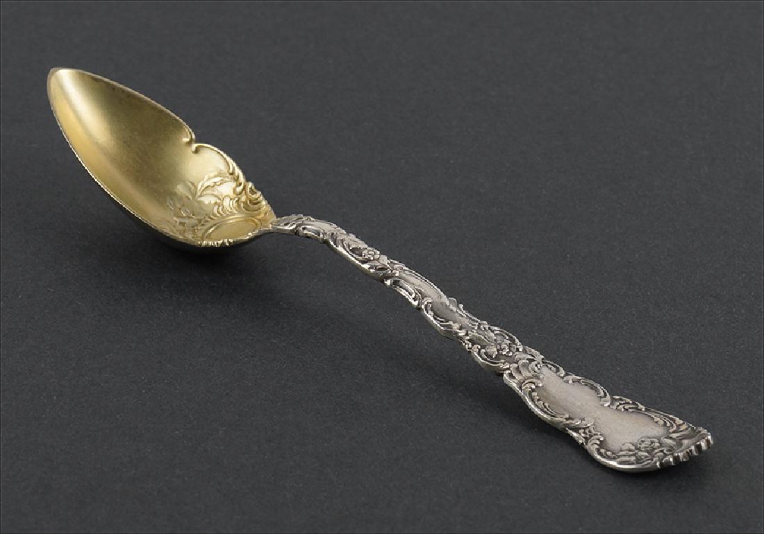 A Set of Ten Wallace Sterling Silver Grapefruit Spoons. (1 of 1)