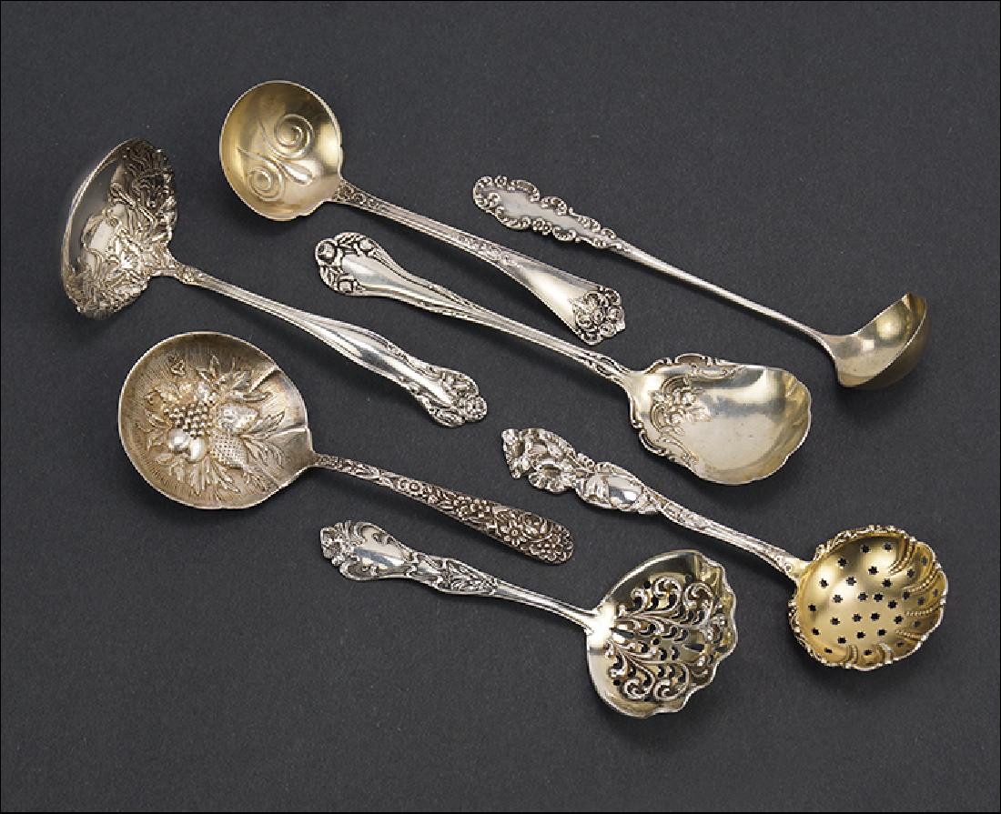Three American Sterling Silver Sauce Ladles. (1 of 1)