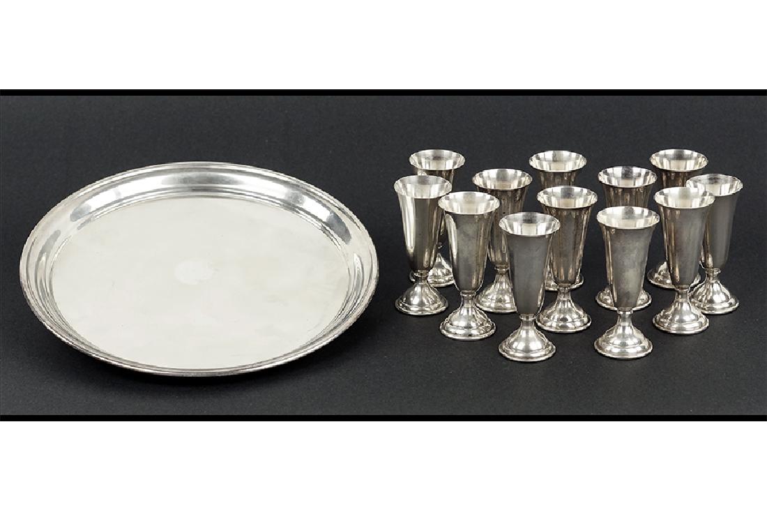 A Randahl Sterling Silver Cordial Suite. (1 of 1)