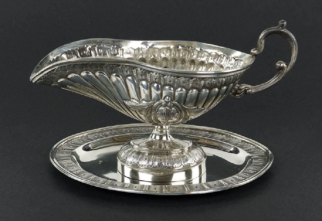 A Continental Silver Sauce Boat. (1 of 1)