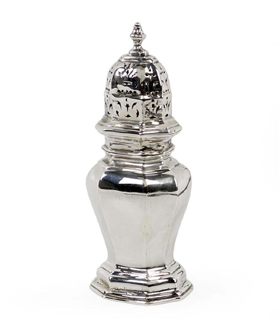 An English Brittania Silver Sugar Caster. (1 of 7)