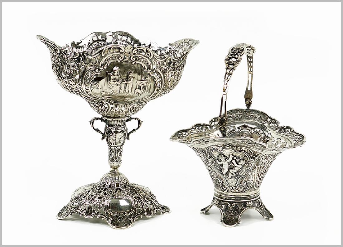 An Austrian Silver Compote. (1 of 1)