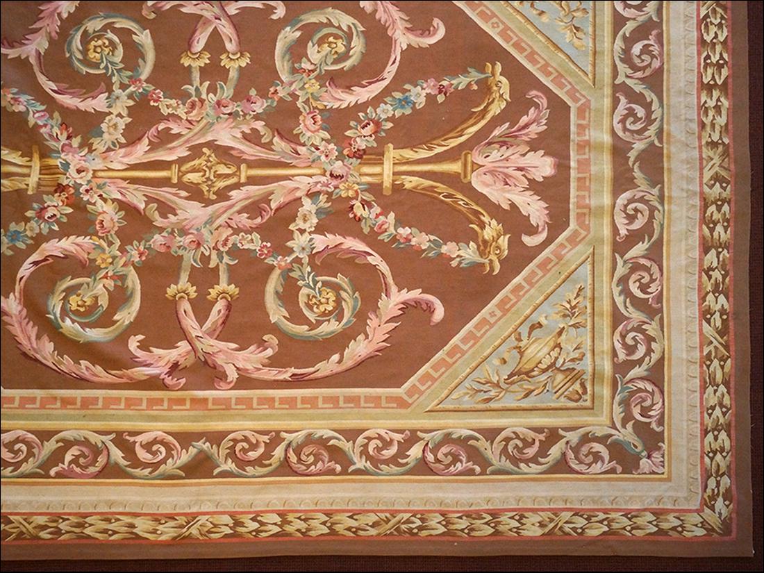 An Aubusson Carpet.: An Aubusson Carpet. 12'2" x 8'10"