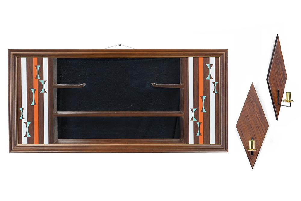 An Atomic Style Shadow Box Mirror. (1 of 3)