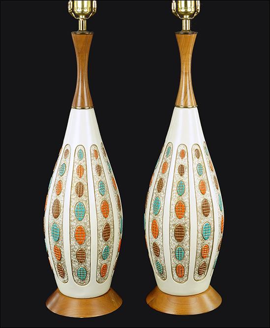 A Pair of Emil Bertolozzi Mid-Century Modern Ceramic (1 of 13)