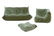 A Ligne Roset Togo Three-Piece Sectional Sofa.
