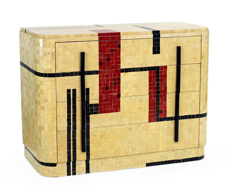 An Art Deco Style Chest. (1 of 1)