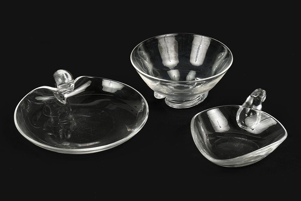 Three Pieces of Steuben Glass. (1 of 1)