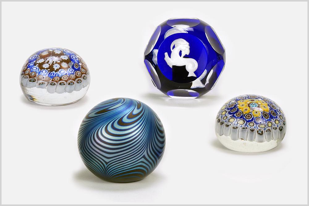 A Baccarat Sulfide Sagittarius Paperweight. (1 of 1)