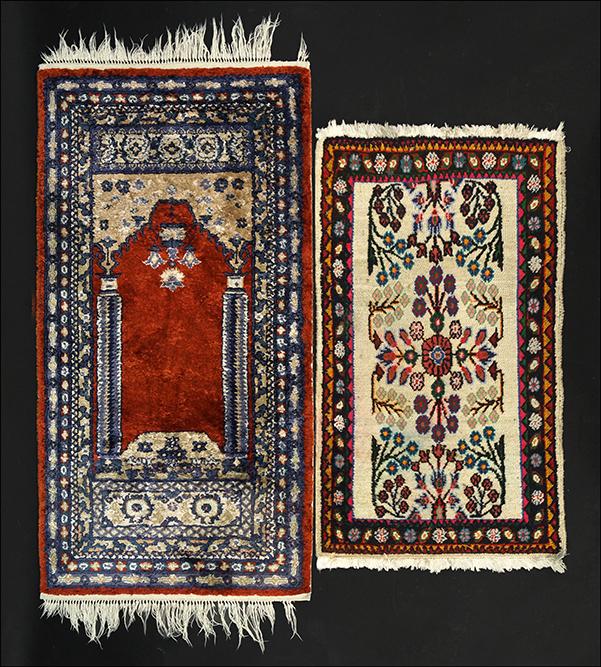A Persian Prayer Rug. (1 of 1)
