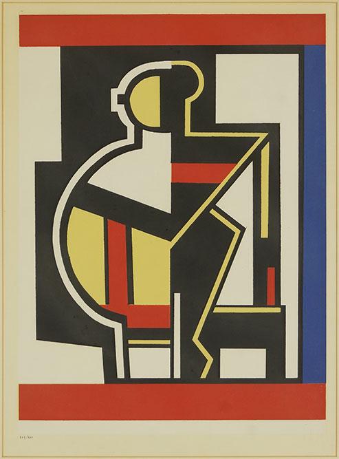 After Fernand Leger (French, 1881-1955) Personnage. (1 of 3)