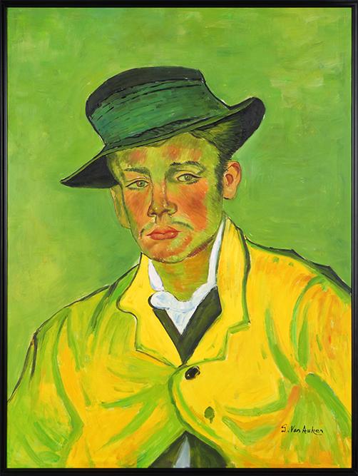 S. Van Auken (Contemporary) Portrait of a Young Man. (1 of 1)