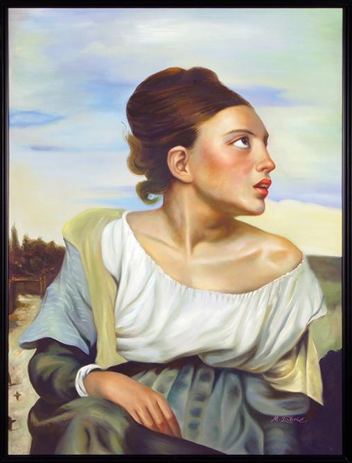 M. La Brie (Contemporary) Orphan Girl at the Cemetery. (1 of 1)