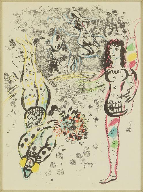 Marc Chagall (Russian/French, 1887-1985) Acrobats at (1 of 1)