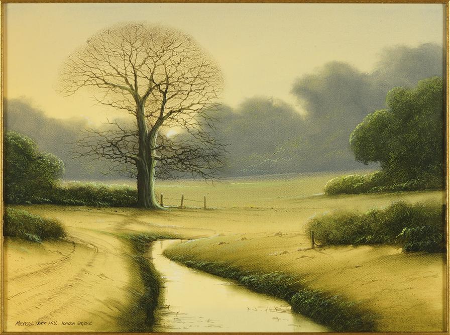 Michael John Hill (British, B. 1956) Lonely Old Elm. (1 of 1)