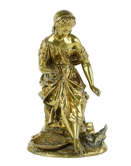 After Mathurin Moreau (French, 1822-1912) Feeding The (1 of 2)