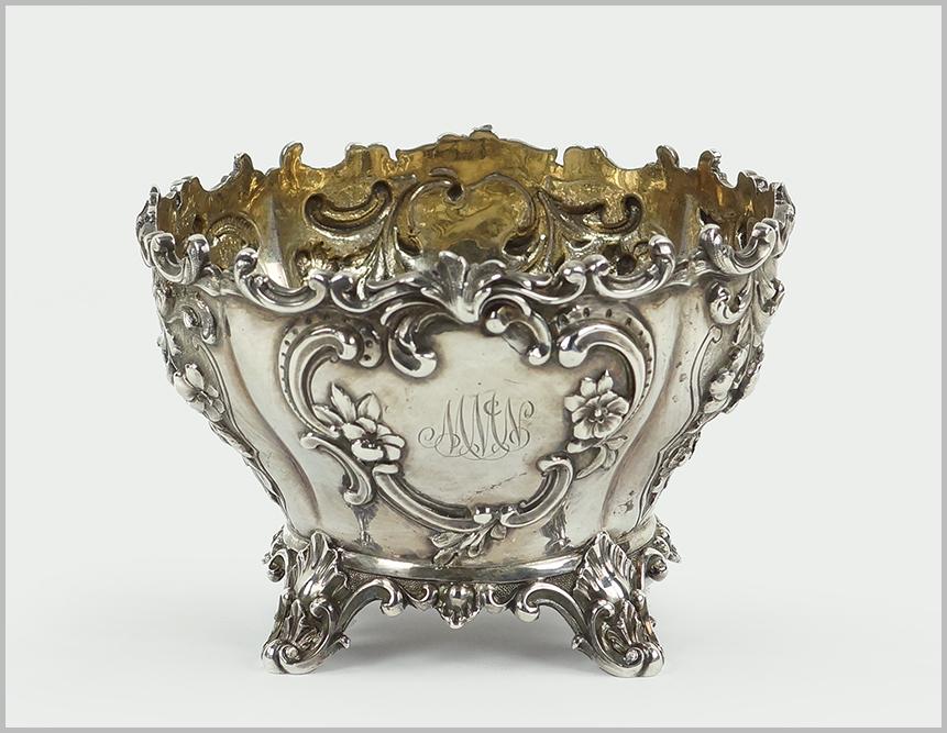 A Victorian English Silver Footed Bowl. (1 of 2)