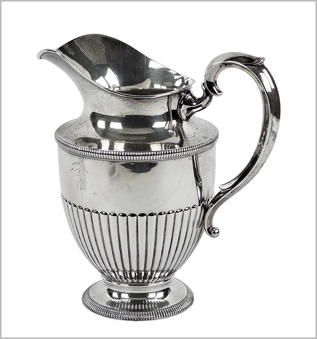 A Fisher Sterling Silver Water Pitcher. (1 of 14)