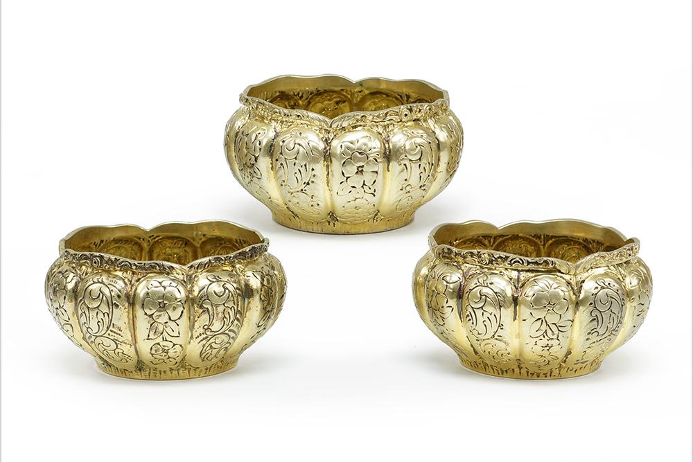 Three Italian .800 Silver Bowls. (1 of 1)