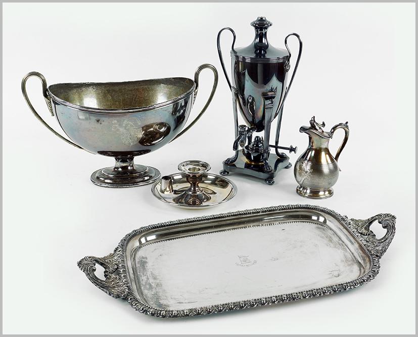A Collection of Silverplate. (1 of 1)