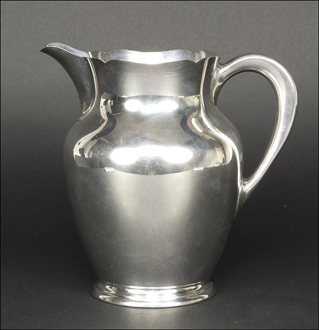An S. Kirk Sterling Silver Water Pitcher. (1 of 12)