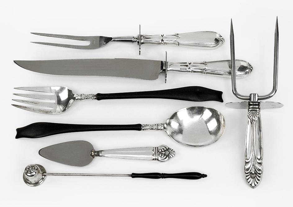 A Whiting Sterling Silver Carving Set. (1 of 1)