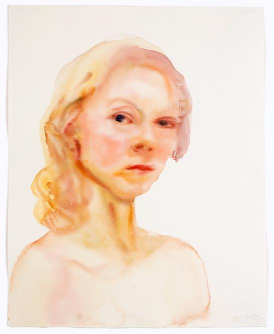 Federico Lombardo (Italian, B. 1970) Actress.: Federico Lombardo (Italian, B. 1970) Actress. Watercolor, signed lower right and dated '05 22.5" x 18" Frame: 27.25" x 22.75"